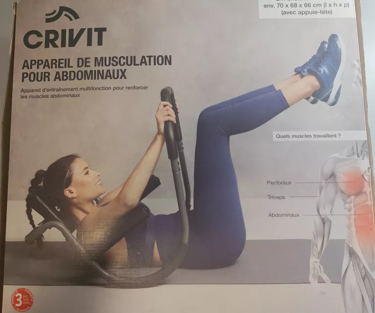 CRIVIT | PRZYRZĄD DO TRENINGU MIĘŚNI BRZUCHA.