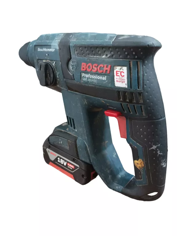 MŁOTOWIERTARKA AKUMULATOROWA BOSCH GBH 18 V-EC 4.0 AH BRUSHLESS OPIS