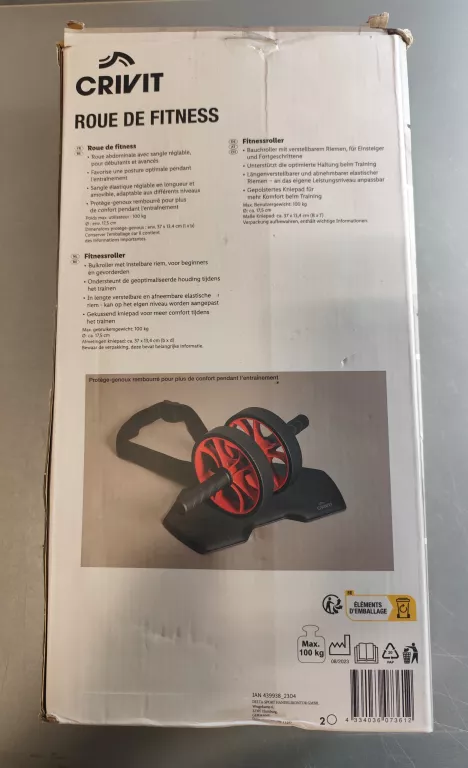CRIVIT ROLER DO MIĘŚNI BRZUCHA