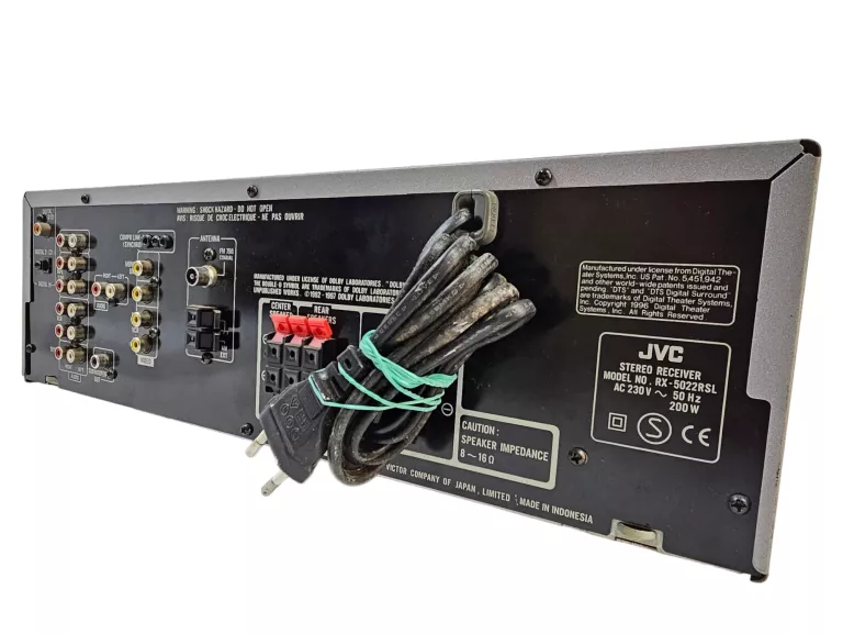 AMPLITUNER 5.1 KINO DOMOWE JVC RX-5022R 200W + PILOT