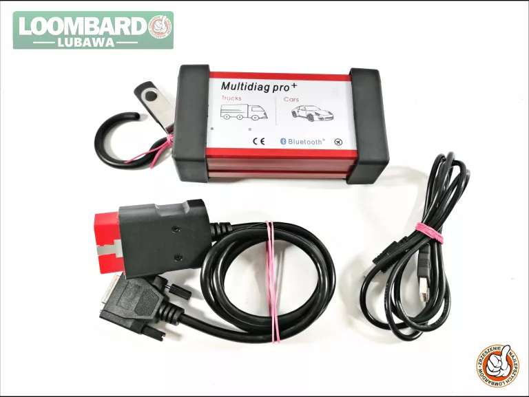 KOMPUTER DIAGNOSTYCZNY OBD II MULTIDIAG PRO BT + PROGRAM NA LAPTOPA