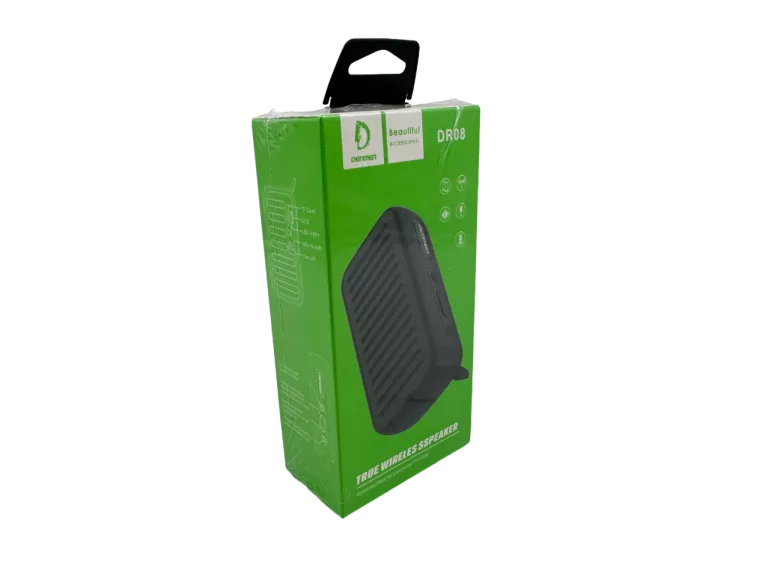 GŁOŚNIK BLUETOOTH SPEAKER DENMEN 3W CZARNY TF BT CALL DR08 1200MAH