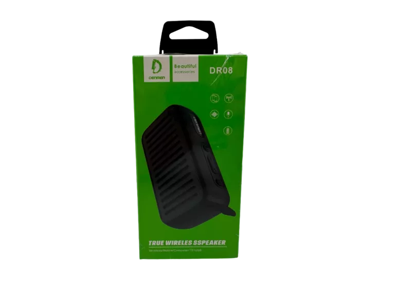 GŁOŚNIK BLUETOOTH SPEAKER DENMEN 3W CZARNY TF BT CALL DR08 1200MAH