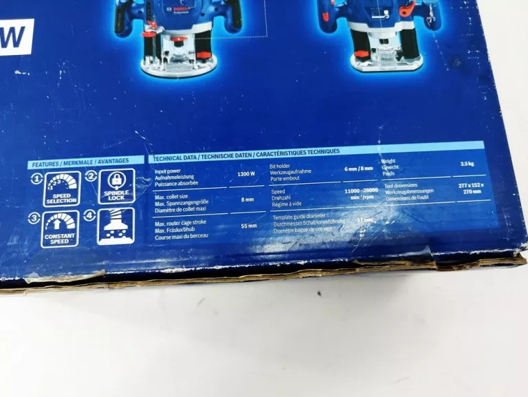 FREZARKA GÓRNOWRZECIONOWA BOSCH GOF 130