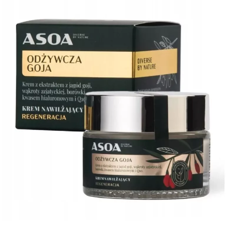 KREM ODŻYWIAJĄCY DO TWARZY ASOA ODŻYWCZA GOJA DZIEŃ I NOC 50 ML