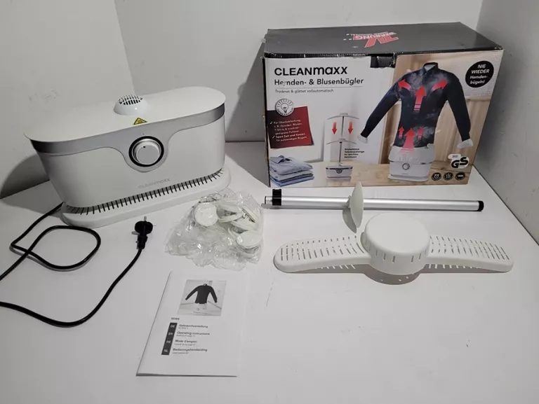 STEAMER PAROWNICA DO UBRAŃ CLEANMAXX MODEL DS96R-0D51 1800W ZESTAW
