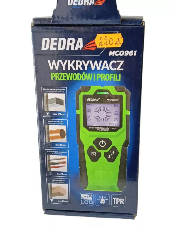 WYKRYWACZ PROFILI, WYKRYWACZ PRZEWODÓW DEDRA MC0961