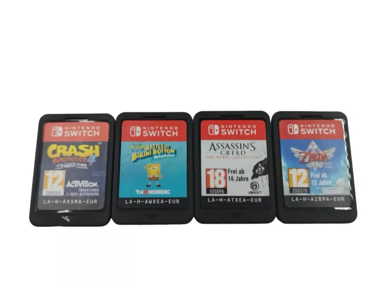 KONSOLA NINTENDO SWITCH V2 + 2 JOY-CONY + 4 GRY