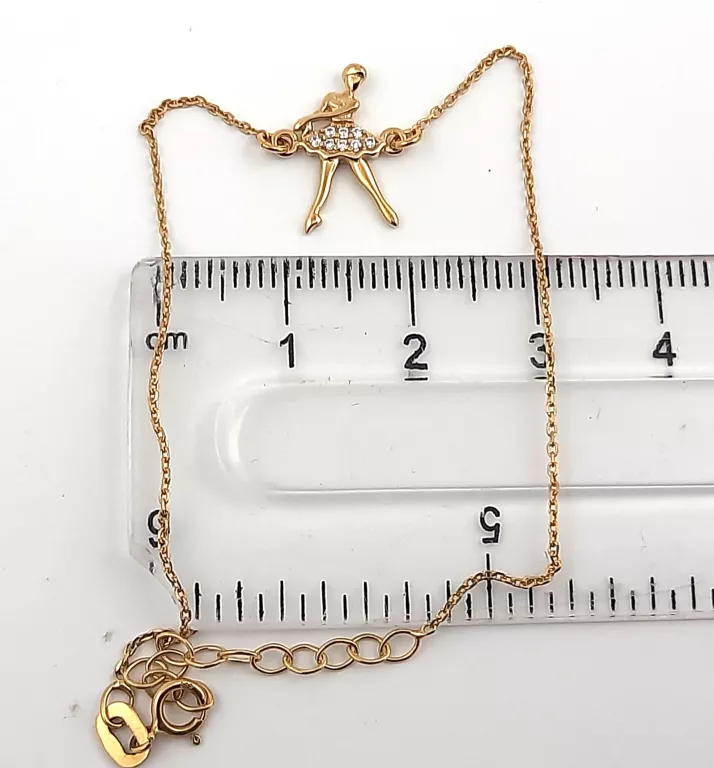 zlota-bransoletka-baletnica-p585-120g-17-195cm-dlugosc-calkowita-195