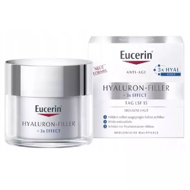 KREM DO TWARZY EUCERIN HYALURON-FILLER SPF 15 NA DZIEŃ 50 ML