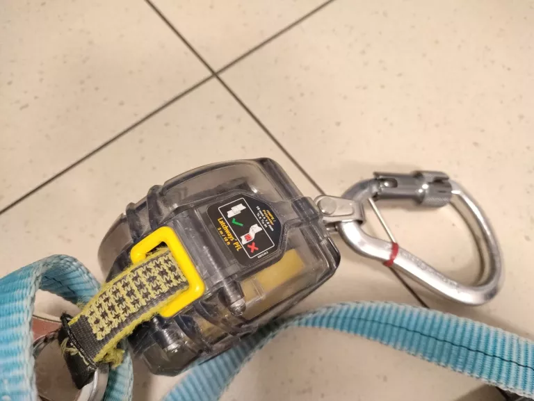 SZELKI ASEKURACYJNE SKYLOTEC IGNITE NEON M / XXL I BLOCZEK ZABEZPIECZAJĄCY