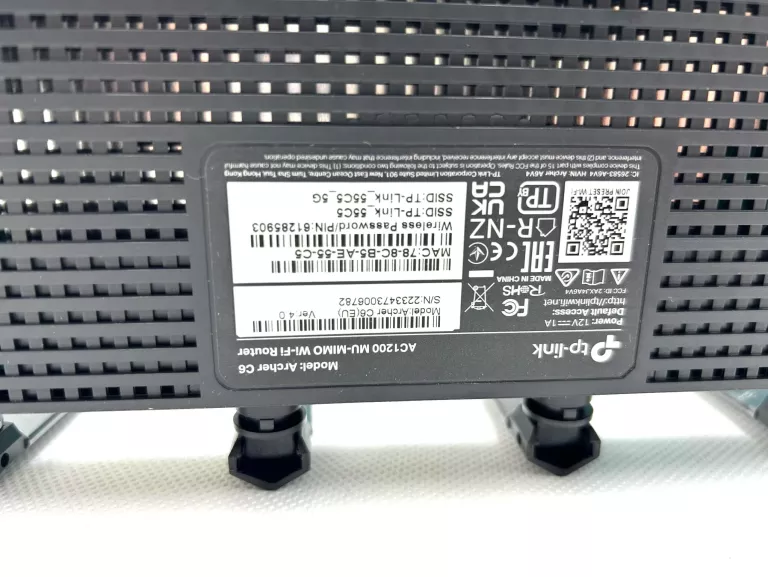MOCNY ROUTER WIFI TP-LINK ARCHER C6 WIFI AC1200 V4.0