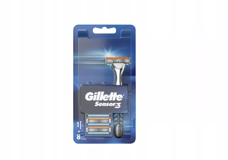GILLETTE SENSOR3 OSTRZA WKŁADY DO MASZYNKI 8 SZTUK