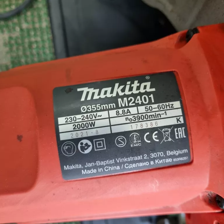 PRZECINARKA DO METALU MAKITA M2401 R. 2021