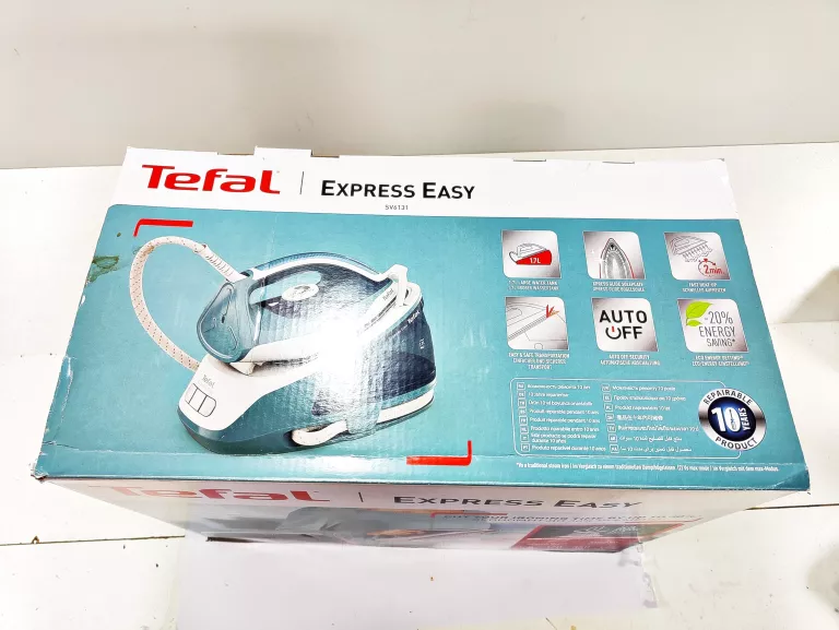 GENERATOR PARY, STACJA PAROWA TEFAL SV6131C0, 2200 W, 1700 ML TEFAL