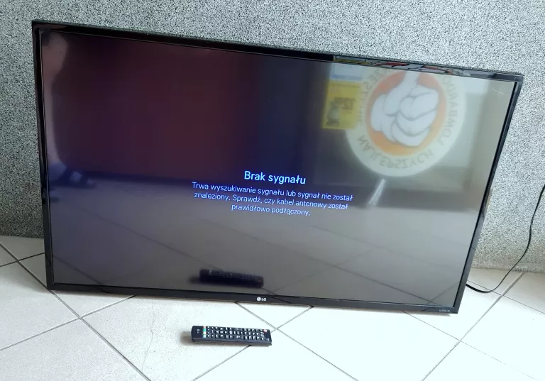 TELEWIZOR ŚCIENNY LG 43UF640V-ZA 43CALE