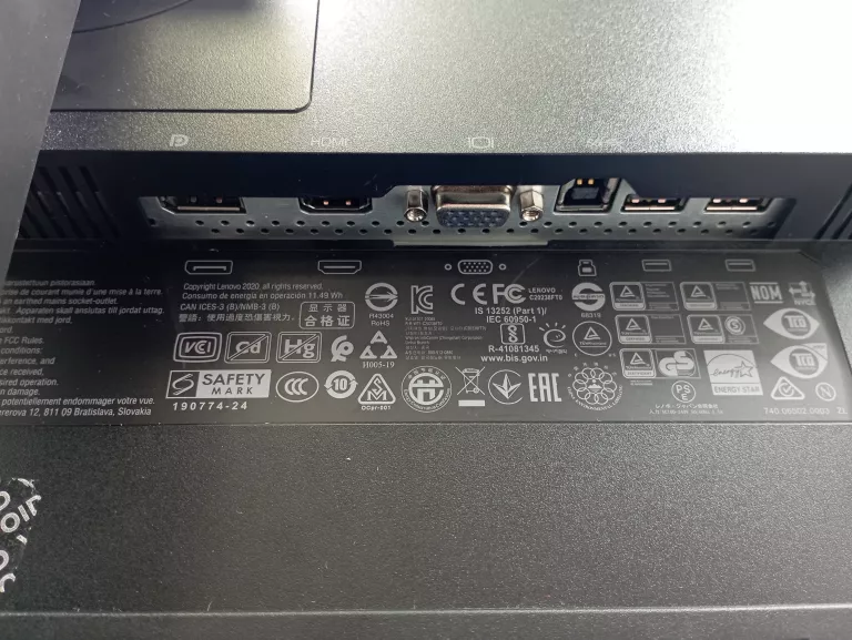 MONITOR LENOVO THINKVISION T24I-20 24' IPS FULL HD