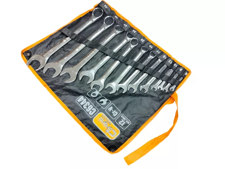 CORONA KLUCZE PŁASKO-OCZKOWE 12SZT 6-32MM C6344 W POKROWCU