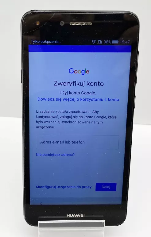 USZKODZONY ZABLOKOWANY HUAWEI Y5 II 1/8 G