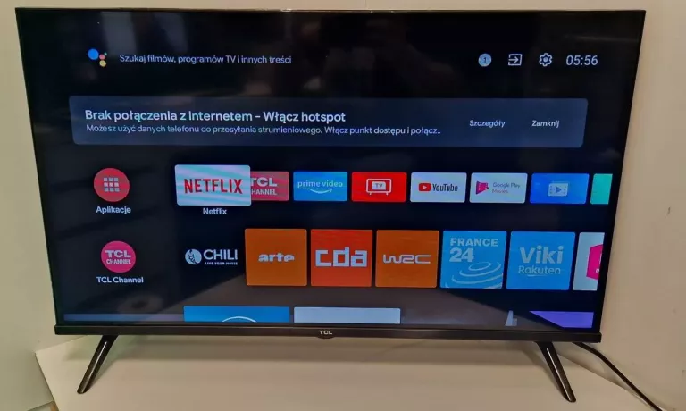 TELEWIZOR TCL 32S6203 PILOT ANDROID TV