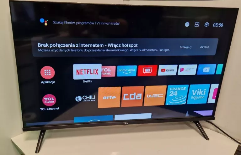 TELEWIZOR TCL 32S6203 PILOT ANDROID TV