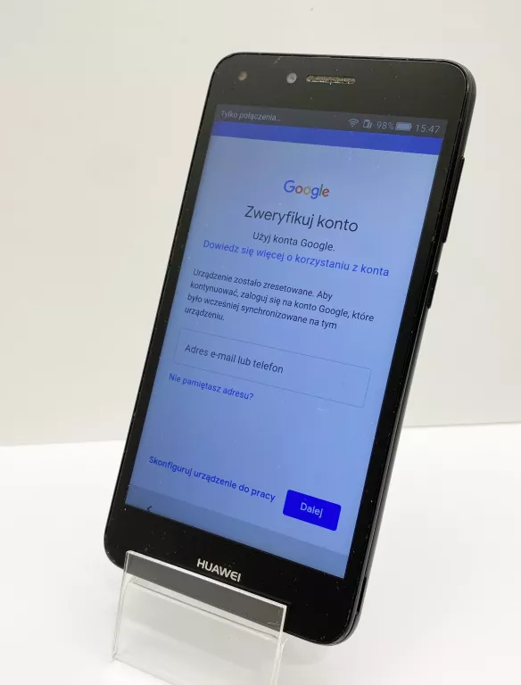 USZKODZONY ZABLOKOWANY HUAWEI Y5 II 1/8 G