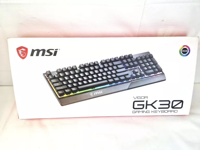 KLAWIATURA MSI VIGOR GK30 KOMPLET