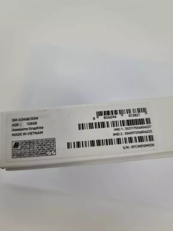 SAMSUNG GALAXY A34 5G SM-A346 6GB/128GB