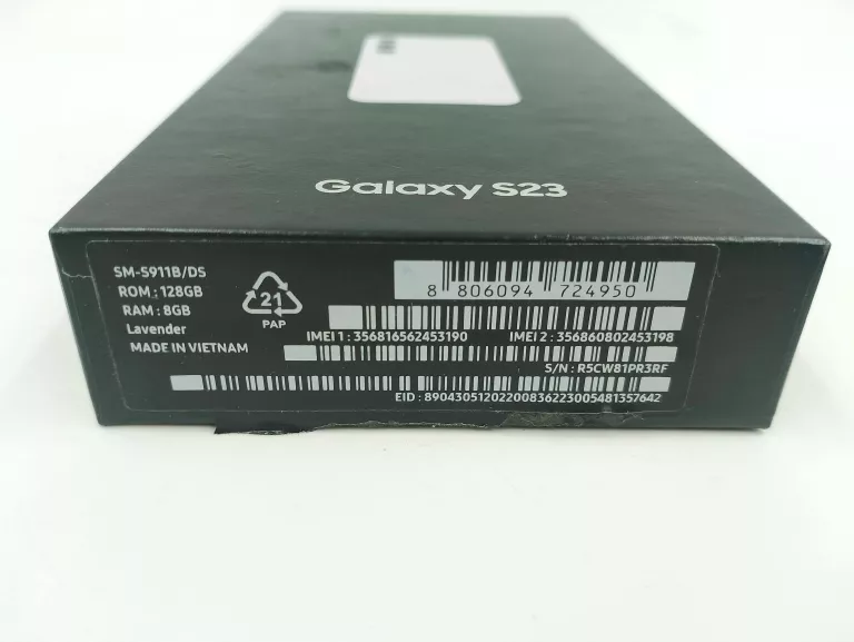 SAMSUNG GALAXY S23 8/128GB