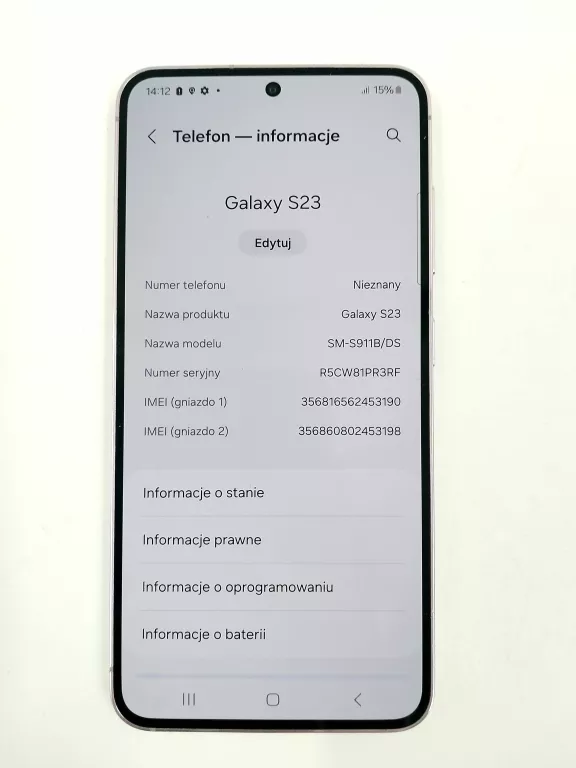 SAMSUNG GALAXY S23 8/128GB