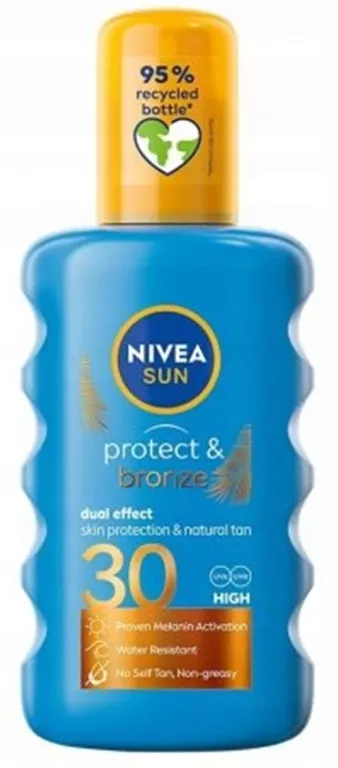 NIVEA SUN PROTECT&BRONZE SPRAY DO OPALANIA SPF30, 200ML