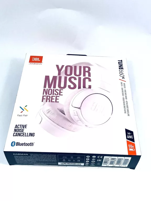 SŁUCHAWKI BEZPRZEWODOWE NAUSZNE JBL TUNE 660BTNC (RÓŻOWY)