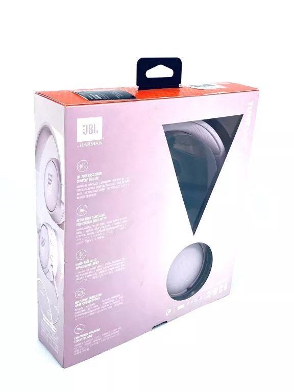 SŁUCHAWKI BEZPRZEWODOWE NAUSZNE JBL TUNE 660BTNC (RÓŻOWY)