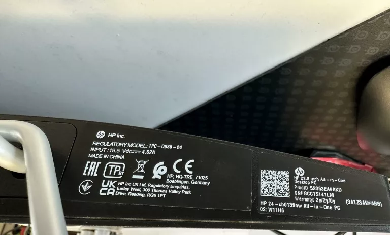KOMPUTER HP AIO 23.8 RYZEN 3 5300U 8/512GB SSD WIN11 KLAWIATURA MYSZ