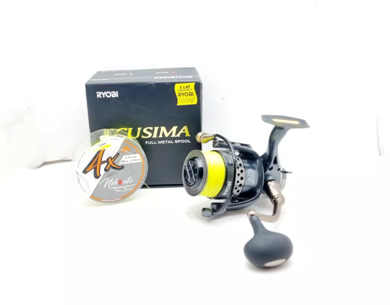 KOŁOWROTEK RYOBI ECUSIMA 6000 + PLECIONKA + PUDEŁKO