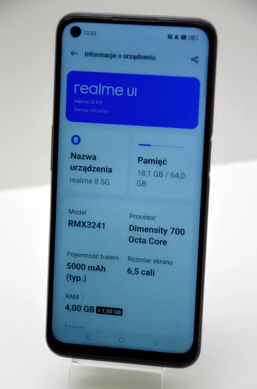 TELEFON REALME 8 5G 4/64GB RMX3241