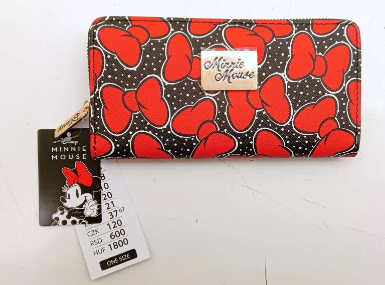 PORTFEL DUZY MINNIE MOUSE KOKARDKI PEPCO