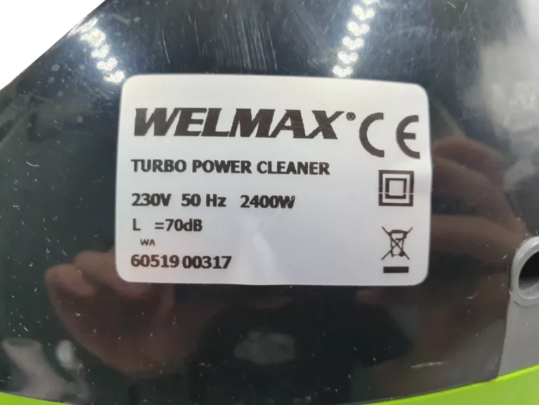ODKURZACZ PIORĄCY WELMAX TURBO POWER CLEANER 2400W