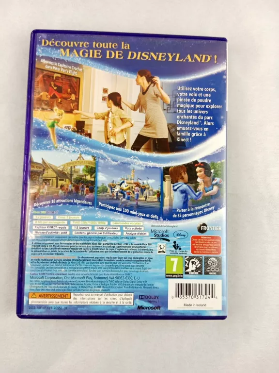 GRA XBOX 360 KINECT DISNEYLAND ADVENTURES