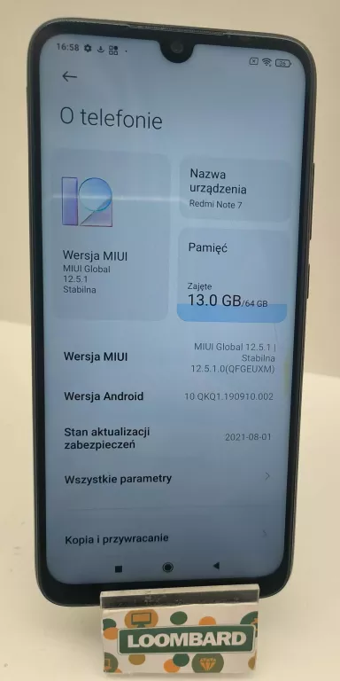 TELEFON XIAOMI REDMI NOTE 7 (M1901F7G)