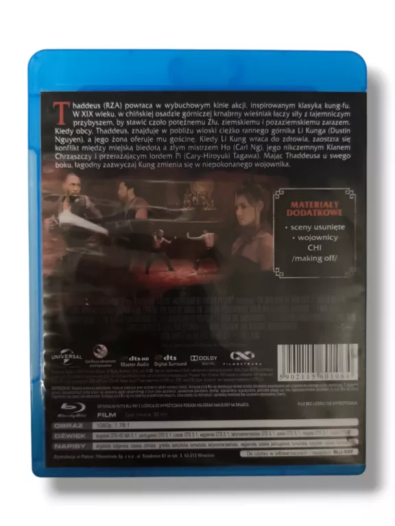 FILM CZŁOWIEK O ŻELAZNYCH PIĘŚCIACH 2 PŁYTA DVD BLU-RAY