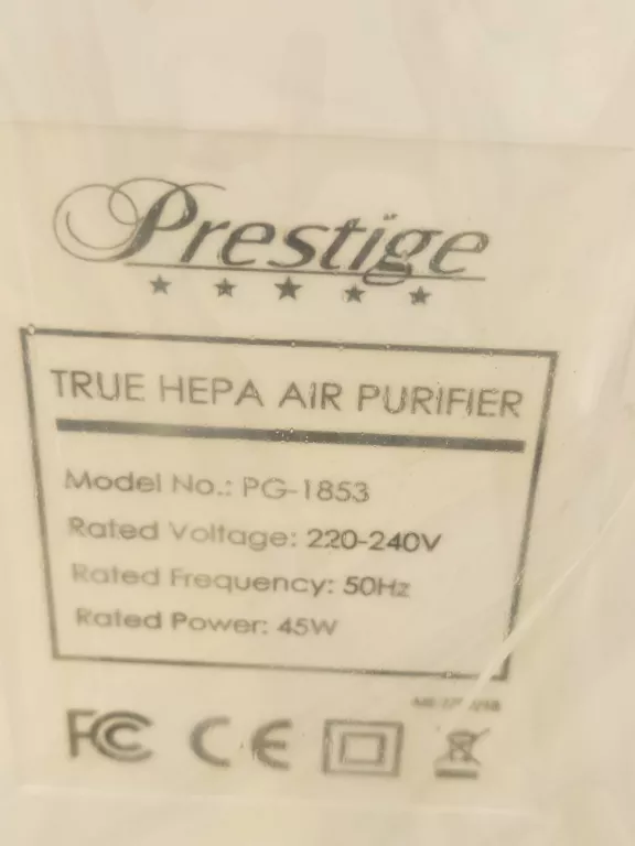 OCZYSZCZACZ POWIETRZA PRESTIGE PG-1853