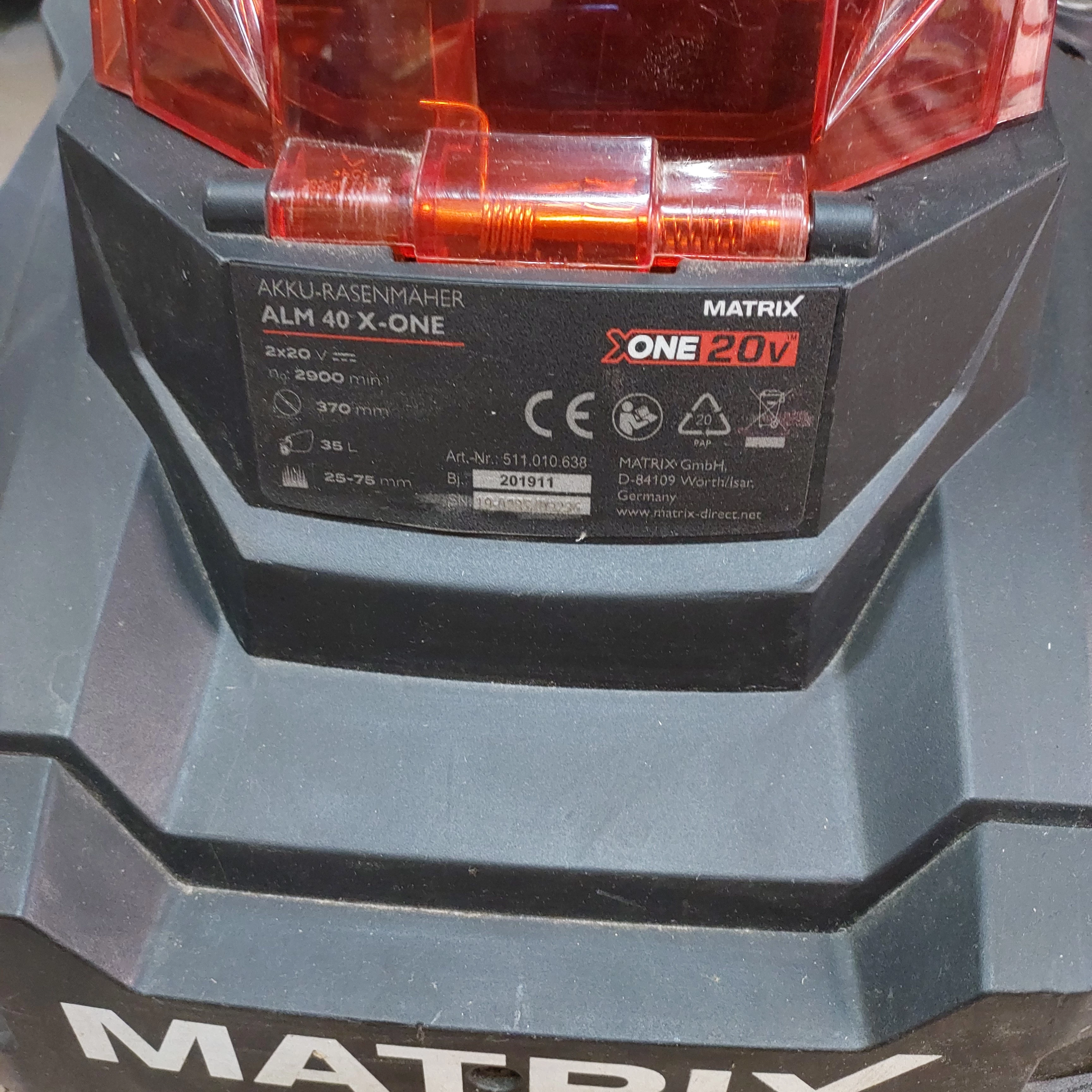 kosiarka-akumulatorowa-matrix-alm-40-x-one-super-stan-marka-129265-725796