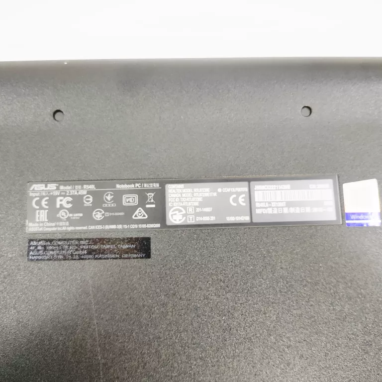 LAPTOP ASUS R540LA-XX1306T I3-5005U/4GB/256SSD/WIN10