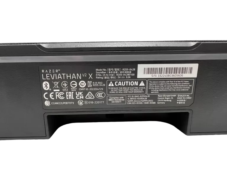 SOUNDBAR KOMPUTEROWY RAZER LEVIATHAN V2 X