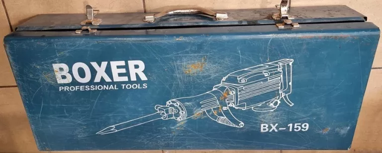 MŁOT WYBURZENIOWY BOXER BX-159 + WALIZKA + 3 DLUTA + SMAR