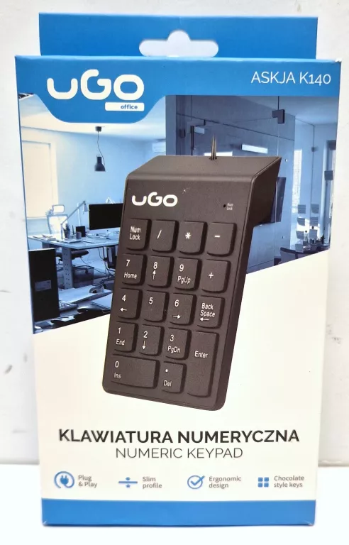 KLAWIATURA NUMERYCZNA UGO ASKJA K140