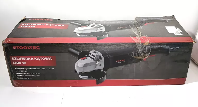 SZLIFIERKA KĄTOWA TOOLTEC 1200W KARTON
