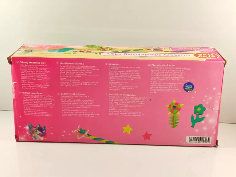 PLAYTIVE CIASTOLINA BROKATOWA, ZESTAW 16 SZT. 3+