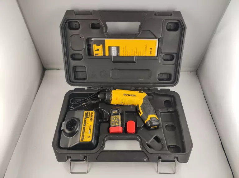 WKRĘTAK ŻYROSKOPOWY DEWALT DCF680 /2 X AKU 7,2V 1,0AH, ŁADOWARKA, WALIZKA